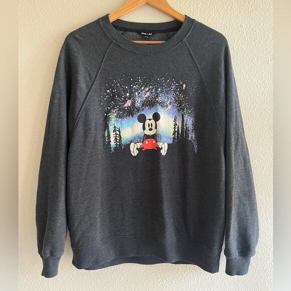 Disney‎ x American Eagle Mickey Mouse Sweatshirt Small Oversized Nostalgia - Picture 1 of 6